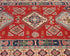 4x6 Red Kuba Afghan Hand Knotted Wool Area Rug